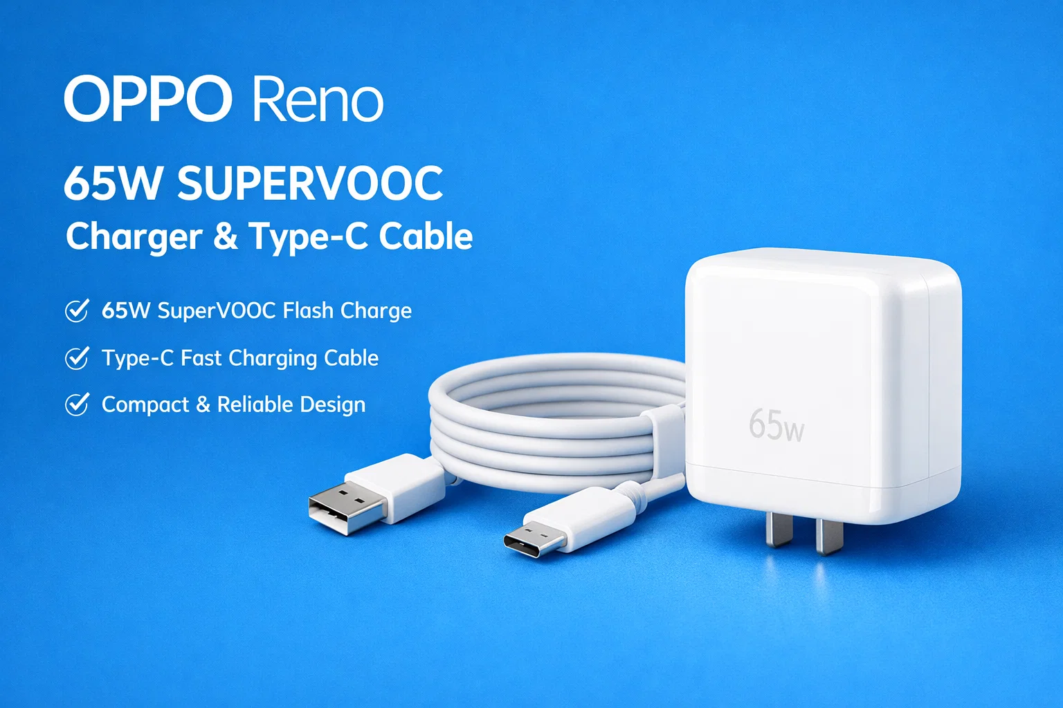 Oppo Reno 65W Charger